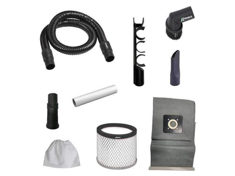 Ribimex Perfetto 20 L - Aspirateur &agrave; cendres avec bidon - 1200 W