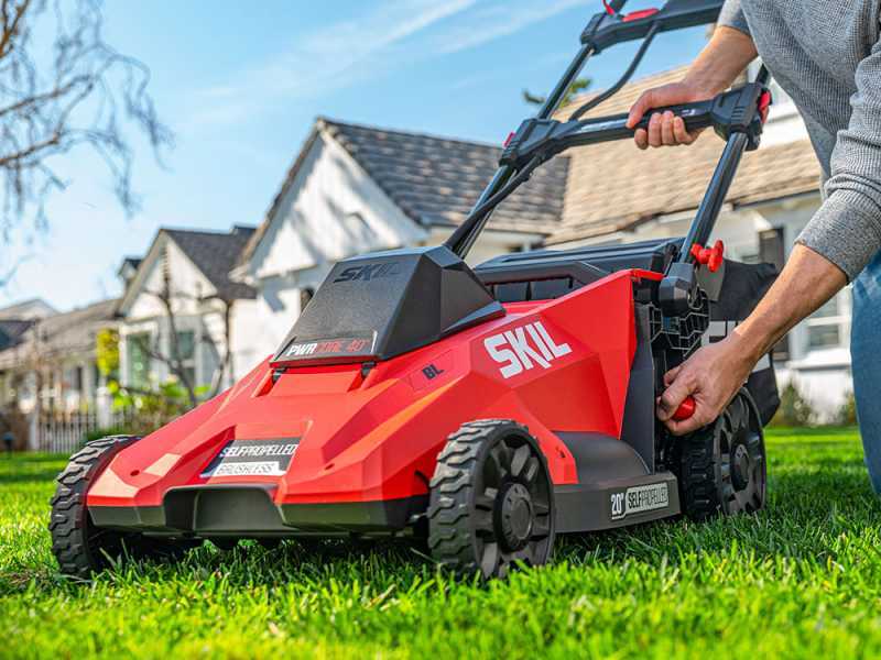 Skil 0180 AA - Tondeuse &agrave; batterie - 40V/5ah - Coupe 49 cm