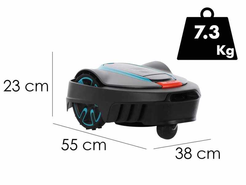 Gardena Smart SILENO City 250 - Connexion Bluetooth - Largeur de coupe 16 cm