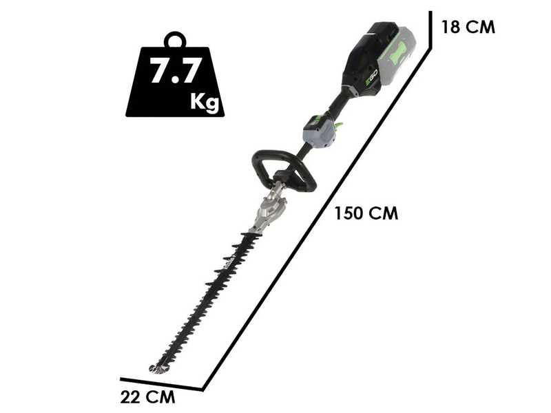 EGO HTX 5300 P - Taille-haie &agrave; batterie sans balais - 56V - 53 cm - SANS BATTERIE NI CHARGEUR