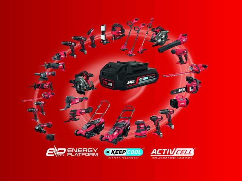 Skil 0240 CA - Coupe-bordure &agrave; batterie - SANS BATTERIE NI CHARGEUR