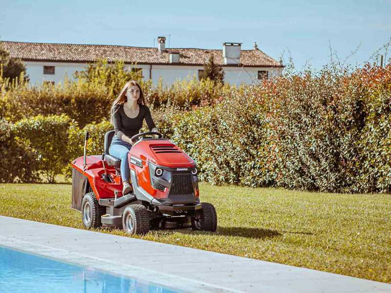 Snapper RPX92 - Tracteur tondeuse - Briggs&amp;Stratton 656cc - Bac de ramassage