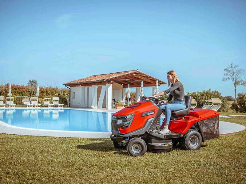 Snapper RPX92 - Tracteur tondeuse - Briggs&amp;Stratton 656cc - Bac de ramassage