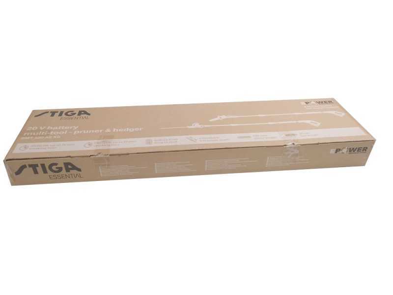 Stiga MT 100e Kit - &Eacute;lagueuse/Taille-haie sur perche de rallonge - 20V/4Ah