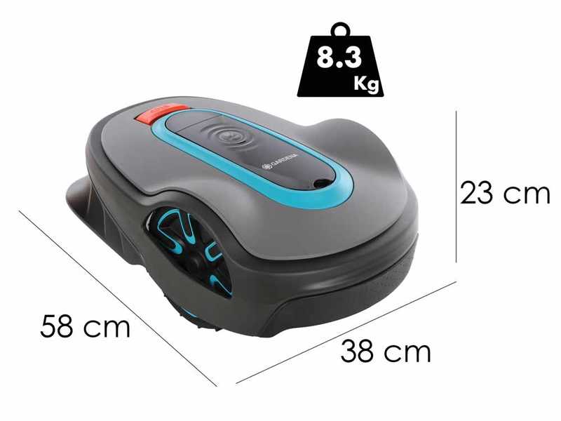 Gardena Smart SILENO Life 750 - Gestion via Gardena Smart App- Largeur de coupe 22 cm