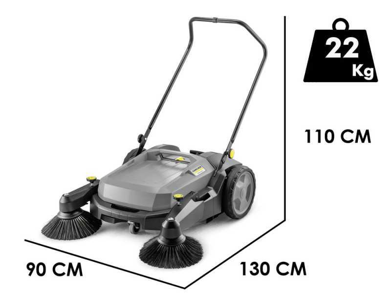 Karcher Pro KM 70/20 C 2SB - Balayeuse manuelle &agrave; pouss&eacute;e - avec bac de ramassage