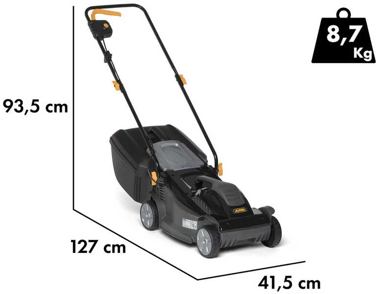 Alpina BL 380 E - Tondeuse &agrave; gazon &eacute;lectrique - 1400W - Coupe de 38&nbsp;cm