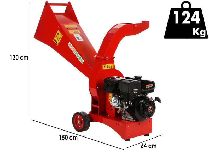 Top Line Vulcan - Broyeur de branches thermique - Moteur Loncin G420