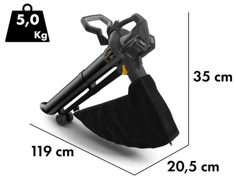 Alpina AV 20 Li Kit - Souffleur - Aspirateur &agrave; batterie - 2x 20V/4Ah