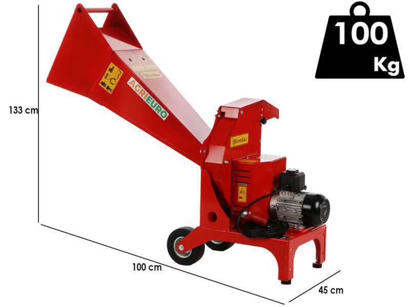 Top Line BIONDA - Broyeur de branches &eacute;lectrique - Moteur Triphas&eacute;