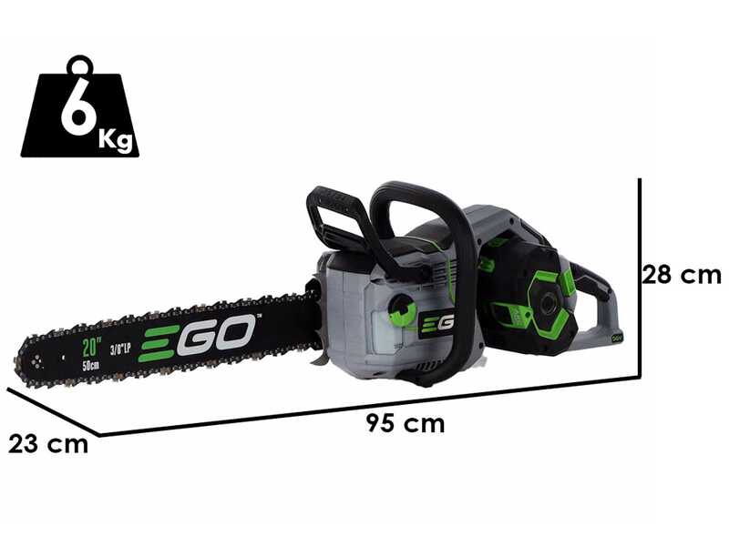 PROMO EGO CS 2000 E - Tron&ccedil;onneuse &agrave; batterie 56V/6Ah - Lame de 50 cm