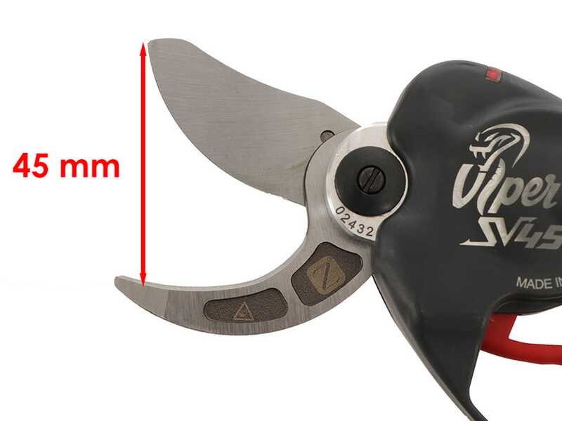 Zanon Viper SV 45 - S&eacute;cateur &eacute;lectrique de taille sur perche - 50.4V 3.2Ah - 175/255 cm