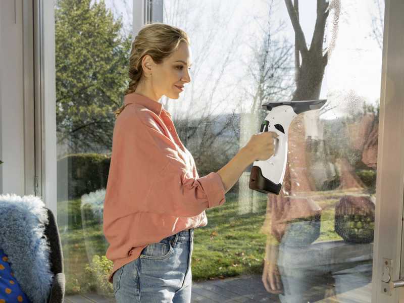 Karcher WV 5 Plus N - Nettoyeur de vitres - ramasse gouttes portatif - 3.7V 2Ah