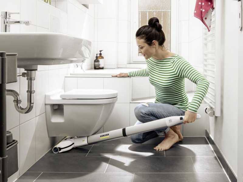 Karcher EWM 2 - Nettoyeur de sols &agrave; batterie 3 en 1 : lave, s&egrave;che et aspire