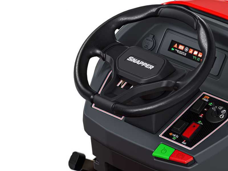 Snapper RTX122 - Tracteur tondeuse - Briggs&amp;Stratton 724cc - Bac de ramassage - Mulching
