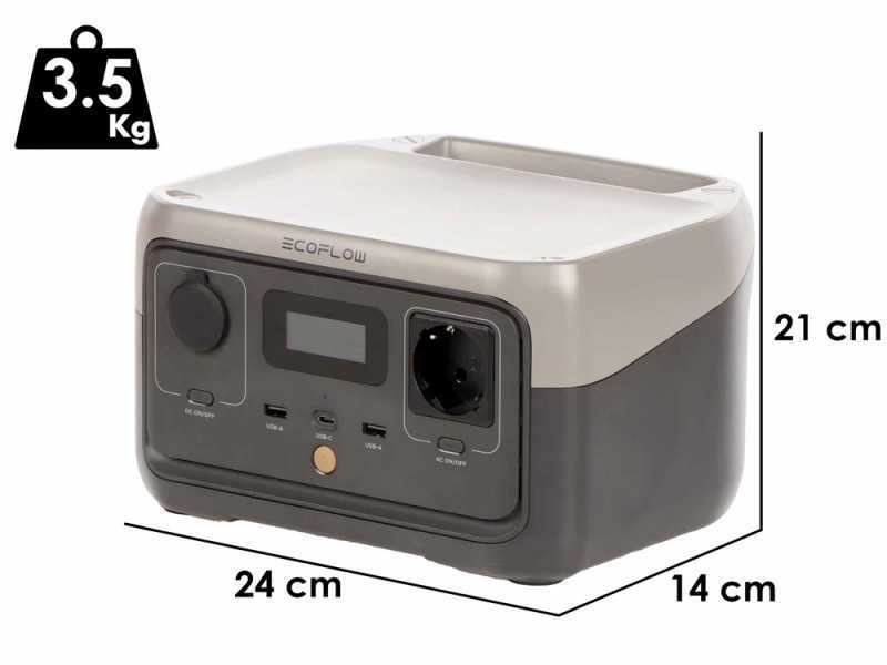 EcoFlow River 2 - Power Station Batterie Portable - 300W - 256Wh/12.8V