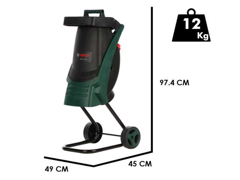 BOSCH AXT Rapid 2000 - Broyeur &eacute;lectrique - &Agrave; couteaux r&eacute;versibles