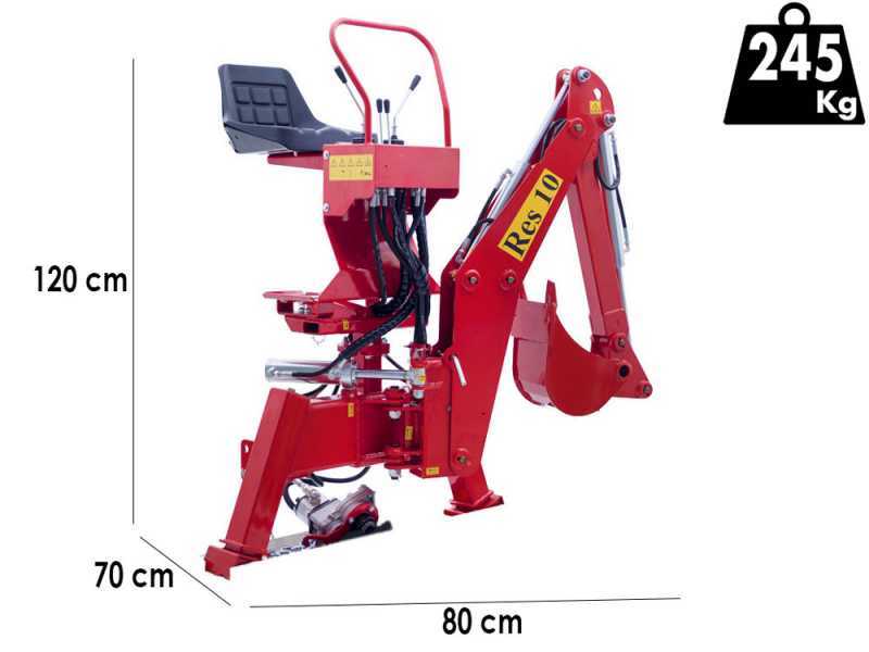 Agrieuro Top Line RES10 - Pelle-r&eacute;tro pour tracteur