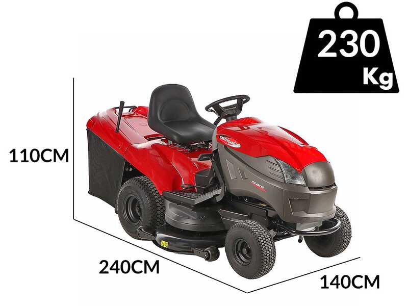 Castelgarden PTX 230 HD - Tracteur tondeuse avec bac de ramassage  - Bo&icirc;te hydrostatique