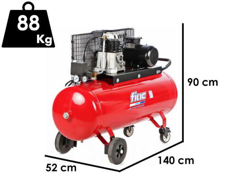 Fiac AB 150/348 - Compresseur d'air triphas&eacute; &agrave; courroie - Moteur 3 CV - 150 L