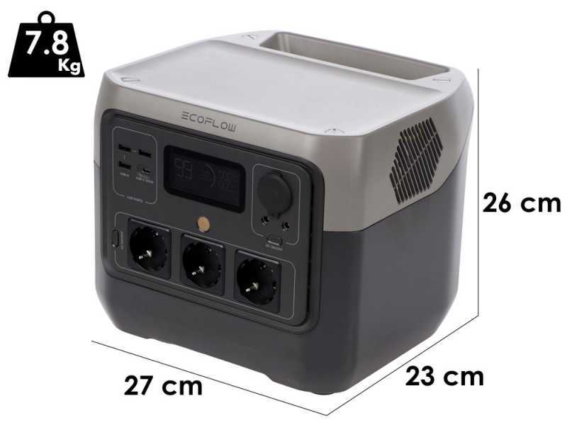 EcoFlow River 2 Pro - Batterie PowerStation Portable - 800W - 768 Wh/19.2V