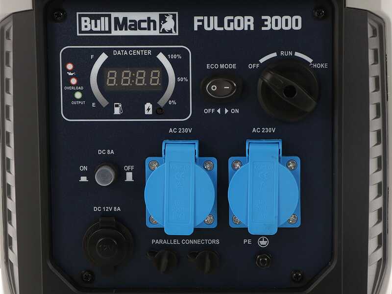 BullMach Fulgor 3000 - Groupe &eacute;lectrog&egrave;ne inverter 3,3 kW - Continue 3 kW monophas&eacute;