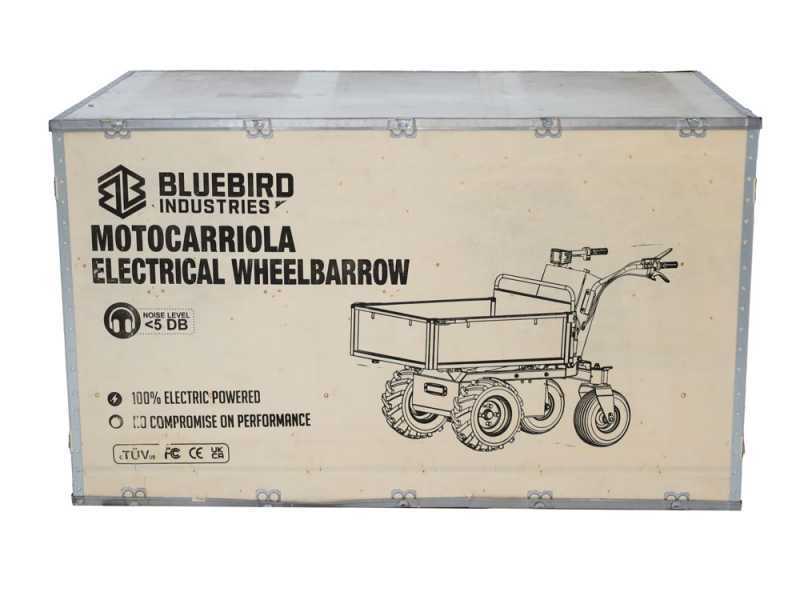 Blue Bird WB 500EB - Brouette &agrave; batterie - 48 V 32 Ah - Benne extensible