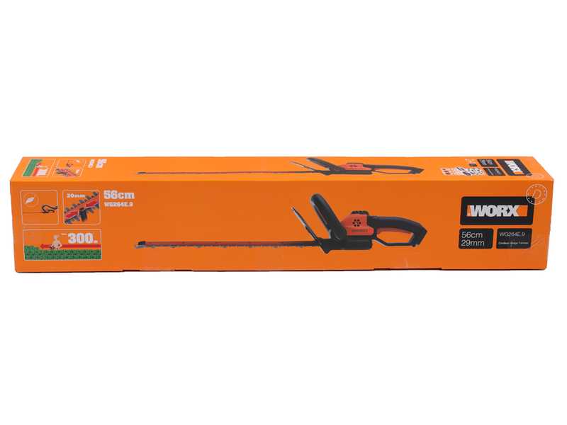 Worx WG264E.9 - Taille-haie &agrave; batterie - 20V - SANS BATTERIE NI CHARGEUR