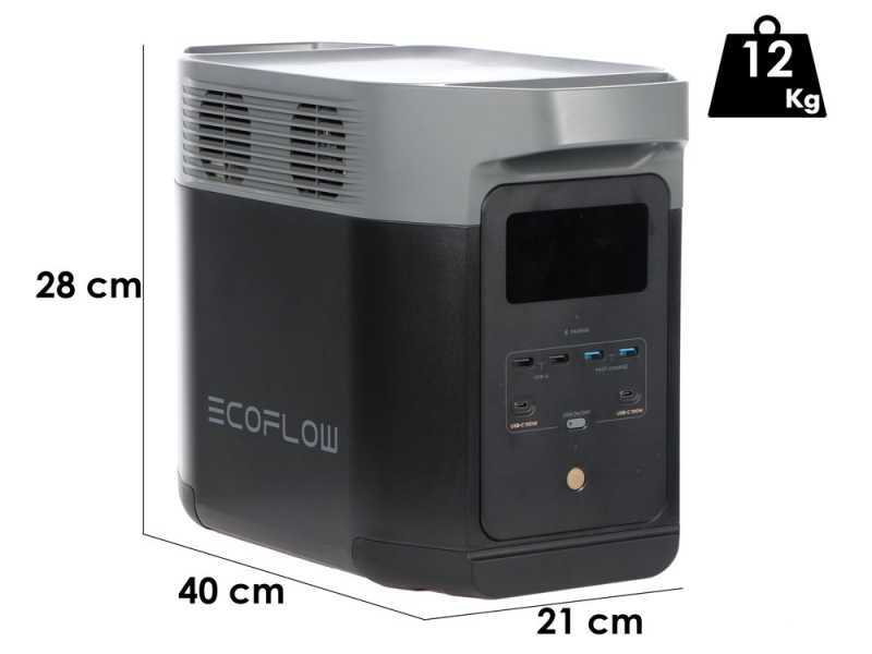 EcoFlow Delta 2 - Batterie PowerStation Portable - 1800 W - 1024 Wh/51.2V