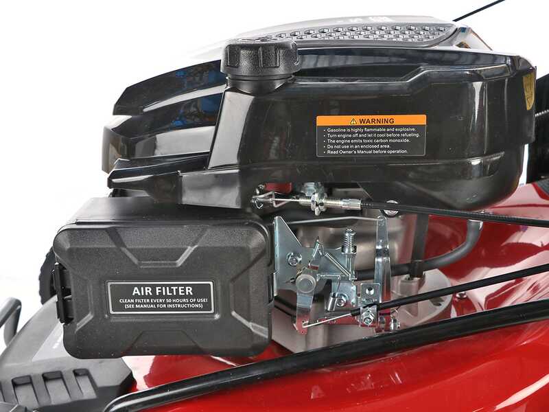 Geotech PRO S51-200 BMSGW ES - Tondeuse &agrave; gazon autotract&eacute;e 4 en 1 - D&eacute;marrage &eacute;lectrique