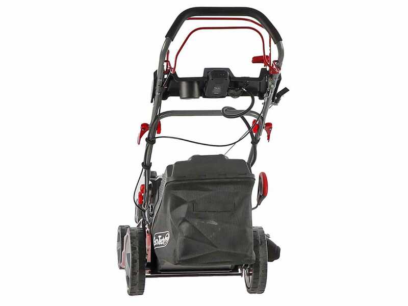 Geotech PRO S51-200 BMSGW ES - Tondeuse &agrave; gazon autotract&eacute;e 4 en 1 - D&eacute;marrage &eacute;lectrique