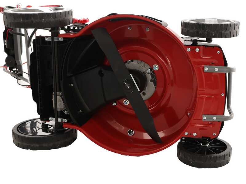 Geotech PRO S53-225 BMSGW ES - Tondeuse &agrave; gazon autotract&eacute;e 4en1 - D&eacute;marrage &eacute;lectrique
