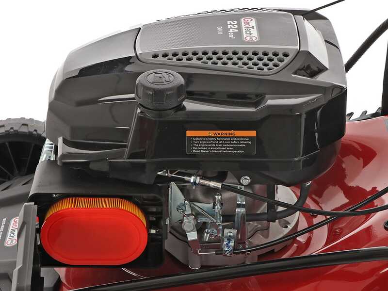 Geotech PRO S53-225 BMSGW ES - Tondeuse &agrave; gazon autotract&eacute;e 4en1 - D&eacute;marrage &eacute;lectrique