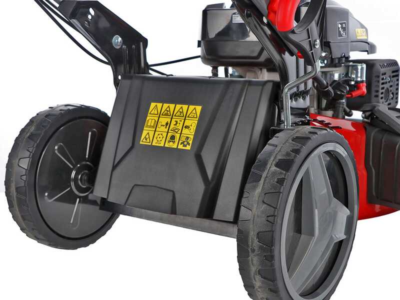 Geotech PRO S53-225 BMSGW ES - Tondeuse &agrave; gazon autotract&eacute;e 4en1 - D&eacute;marrage &eacute;lectrique