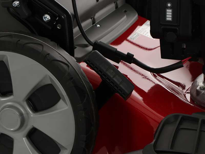 Castelgarden XC 53 SE - Tondeuse &agrave; gazon thermique tract&eacute;e - 4 en 1 - Moteur de 166 cc