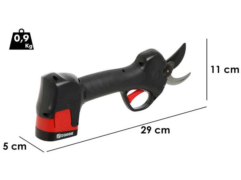 Zanon ZM 27 - S&eacute;cateur &eacute;lectrique de taille - 2x 14,4V 2.5Ah
