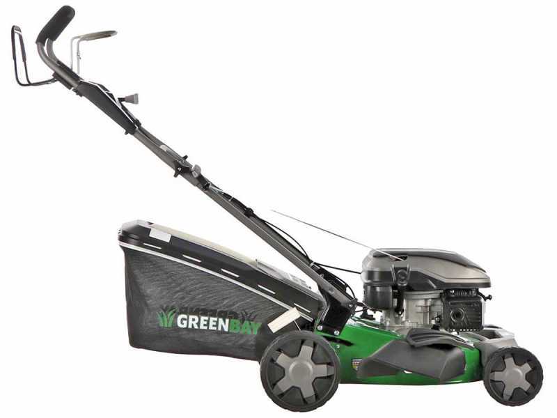 GreenBay GB-LM 46 S - Tondeuse tract&eacute;e - 4 en 1 -  Moteur thermique de 170cc