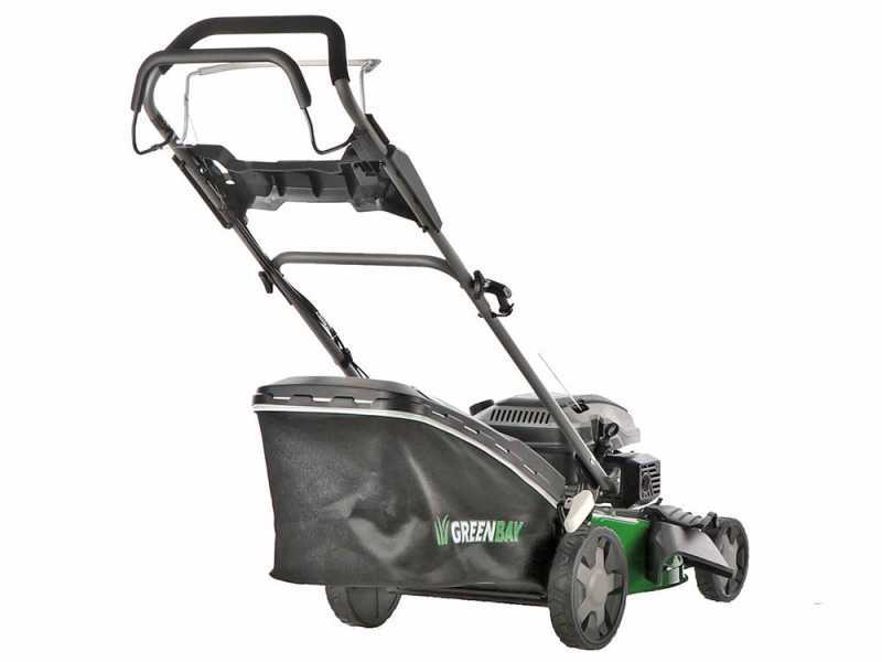 GreenBay GB-LM 46 S - Tondeuse tract&eacute;e - 4 en 1 -  Moteur thermique de 170cc