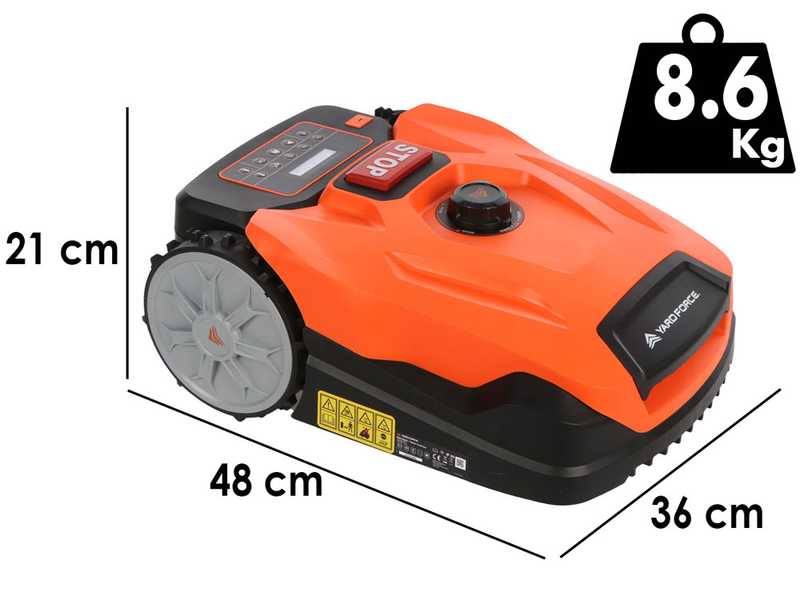 Yard Force XPower 800 - Robot tondeuse - Gestion via App - Bluetooth int&eacute;gr&eacute;