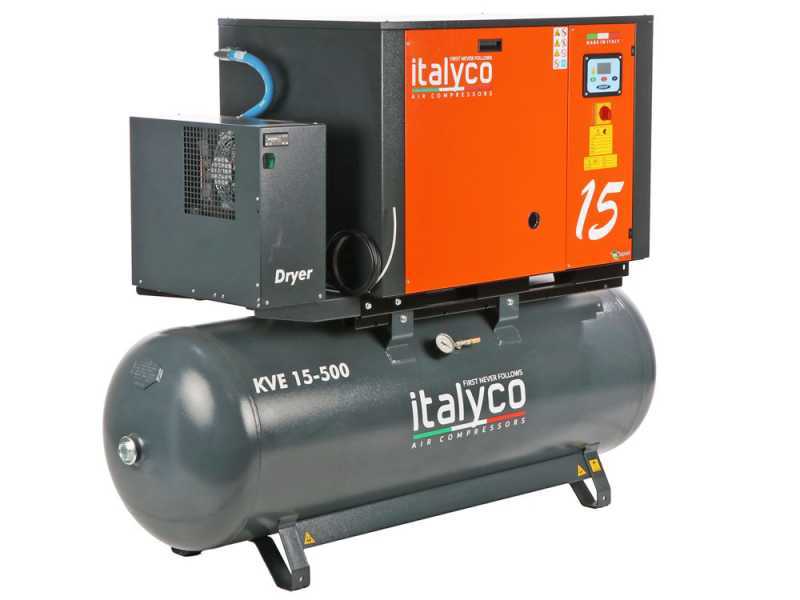 Italyco KVE 15/500 Premium - Compresseur rotatif &agrave; vis - Pression max 10 bars