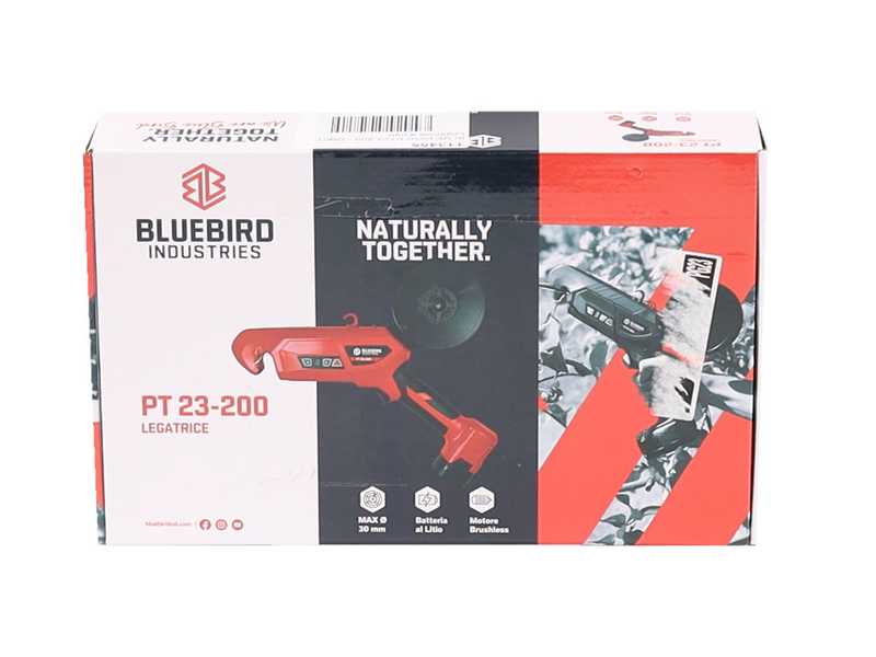 BLUE BIRD PT23-200 - Lieuse pour vigne &eacute;lectrique &agrave; batterie - 2 Batteries de 14,4V 2,5Ah