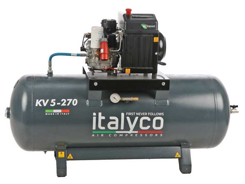 Italyco KV 5/270 - Compresseur rotatif &agrave; vis - Pression max 10 bar