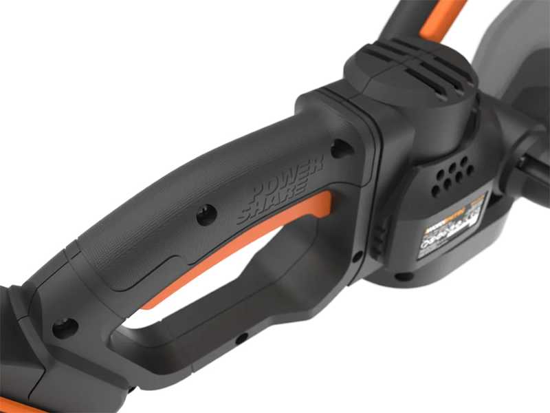 Worx Nitro WG263E - Taille-haie &agrave; batterie - 20V/4Ah - Lame de 57 cm