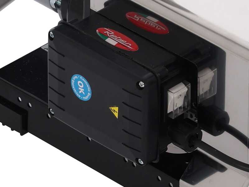 Reber 9030N - R&acirc;pe &agrave; fromage &eacute;lectrique - N.3 - 400W - Moteur &agrave; induction - INOX