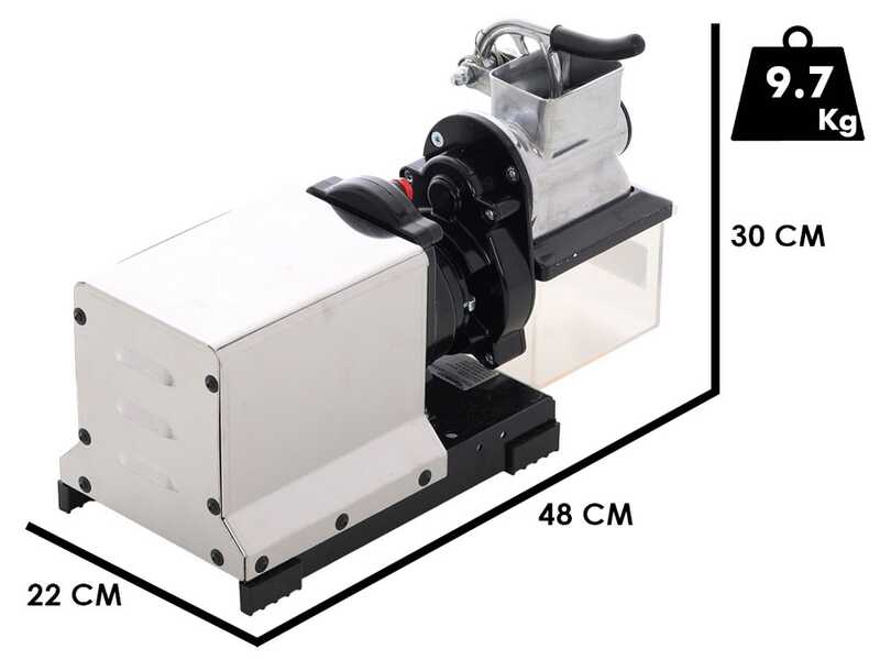 Reber 9030N - R&acirc;pe &agrave; fromage &eacute;lectrique - N.3 - 400W - Moteur &agrave; induction - INOX
