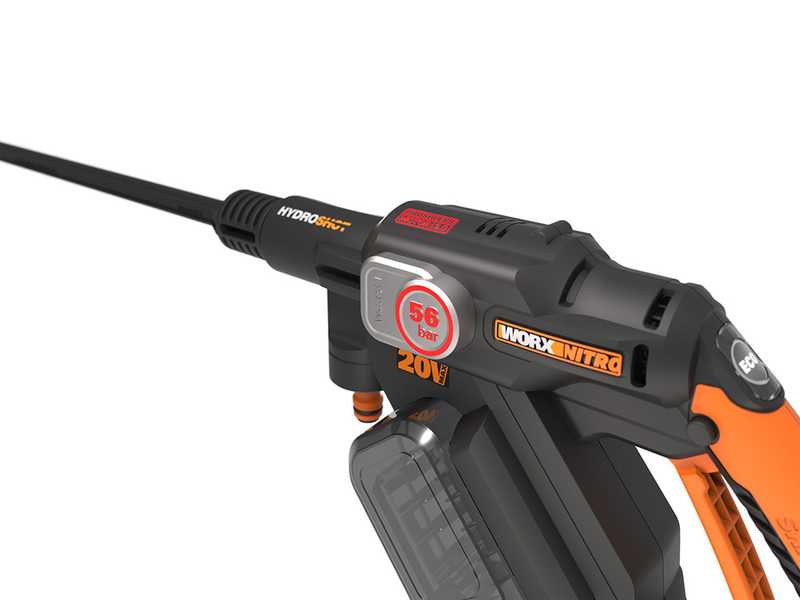 Worx Nitro HydroShot WG633E.9 - Lance haute pression &agrave; batterie - 20V - SANS BATTERIE ET SANS CHARGEUR
