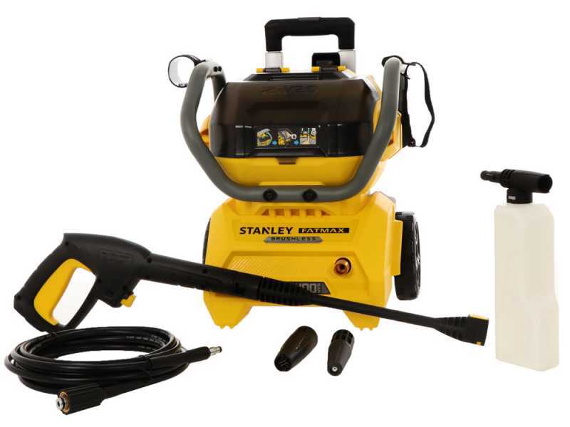 Stanley SFMCPW1500B-XJ - Nettoyeur haute pression &agrave; batterie - 100 bars - 2x 18V 4Ah