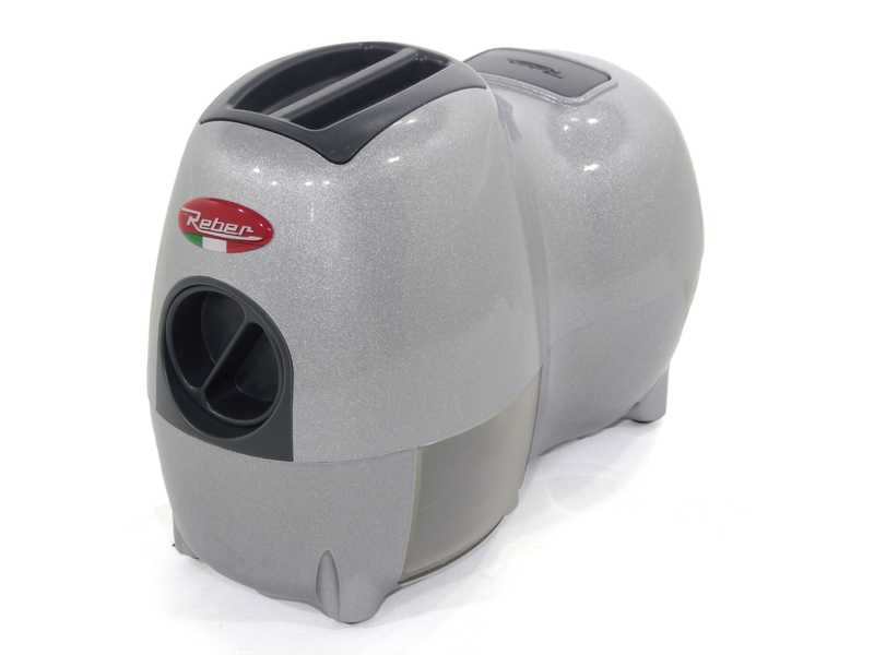 Reber Fido 9250 NS - R&acirc;pe &eacute;lectrique de table - Avec moteur de 140W - Silver
