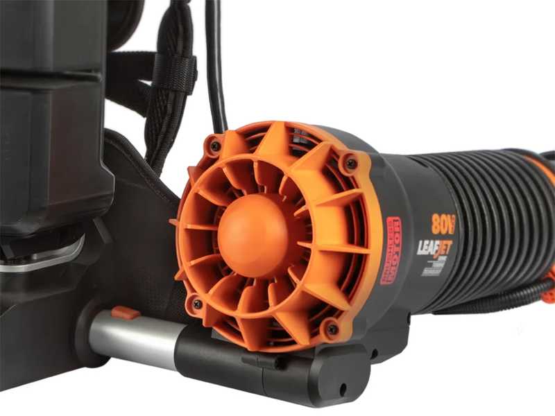 Worx Nitro WG572E - Souffleur &agrave; dos &agrave; batterie - 4x20V/4Ah