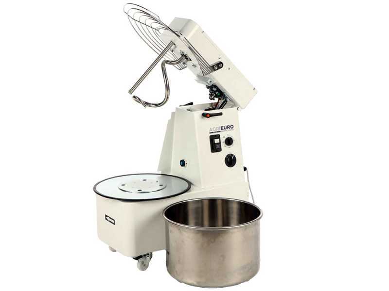 P&eacute;trin &agrave; spirale t&ecirc;te relevable Mixer 5000 T-2G Deluxe - De 40 Kg triphas&eacute; 2 vitesses